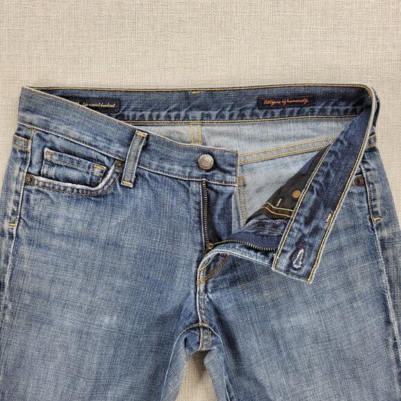Citizens of Humanity Womens Jeans Sz 27 Blue Kelly 001 Low Waist Bootcut Stretch - Picture 10 of 16